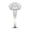 Thumbnail Image 3 of Now + Forever Multi-Diamond Engagement Ring 1-1/5 ct tw Oval & Round-cut 14K White Gold