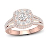 Thumbnail Image 1 of Now + Forever Multi-Diamond Engagement Ring 1-1/5 ct tw Round-Cut 14K Rose Gold