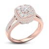 Thumbnail Image 2 of Now + Forever Multi-Diamond Engagement Ring 1-1/5 ct tw Round-Cut 14K Rose Gold