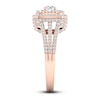 Thumbnail Image 3 of Now + Forever Multi-Diamond Engagement Ring 1-1/5 ct tw Round-Cut 14K Rose Gold