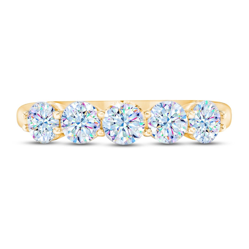 Main Image 3 of THE LEO First Light Diamond Anniversary Band 1-1/2 ct tw 14K Yellow Gold
