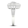 Thumbnail Image 3 of Now + Forever Multi-Diamond Engagement Ring 1-1/5 ct tw Pear & Round-cut 14K White Gold