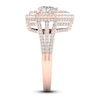 Thumbnail Image 3 of Now + Forever Multi-Diamond Engagement Ring 1-1/5 ct tw Pear & Round-cut 14K Rose Gold