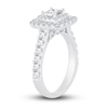 Thumbnail Image 2 of Now + Forever Multi-Diamond Engagement Ring 1-1/2 ct tw Princess & Round-Cut 14K White Gold