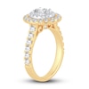 Thumbnail Image 2 of Now + Forever Multi-Diamond Engagement Ring 1-1/2 ct tw Oval & Round-cut 14K Yellow Gold