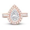 Thumbnail Image 3 of Now + Forever Multi-Diamond Engagement Ring 1-1/2 ct tw Pear & Round-cut 14K Rose Gold