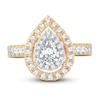 Thumbnail Image 3 of Now + Forever Multi-Diamond Engagement Ring 1-1/2 ct tw Pear & Round-cut 14K Yellow Gold