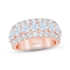 Thumbnail Image 0 of THE LEO First Light Diamond Anniversary Ring 3 ct tw Round-cut 14K Rose Gold