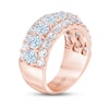 Thumbnail Image 1 of THE LEO First Light Diamond Anniversary Ring 3 ct tw Round-cut 14K Rose Gold