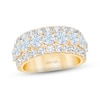 Thumbnail Image 1 of THE LEO First Light Diamond Anniversary Ring 3 ct tw Round-cut 14K Yellow Gold