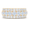Thumbnail Image 3 of THE LEO First Light Diamond Anniversary Ring 3 ct tw Round-cut 14K Yellow Gold