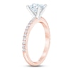 Thumbnail Image 2 of THE LEO First Light Diamond Princess-Cut Engagement Ring 1-1/5 ct tw 14K Rose Gold
