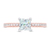 Thumbnail Image 3 of THE LEO First Light Diamond Princess-Cut Engagement Ring 1-1/5 ct tw 14K Rose Gold