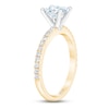 Thumbnail Image 2 of THE LEO First Light Diamond Princess-Cut Engagement Ring 1-1/5 ct tw 14K Yellow Gold