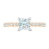 Thumbnail Image 2 of THE LEO First Light Diamond Princess-Cut Engagement Ring 1-1/5 ct tw 14K Yellow Gold