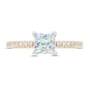 Thumbnail Image 3 of THE LEO First Light Diamond Princess-Cut Engagement Ring 1-1/5 ct tw 14K Yellow Gold
