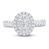 Thumbnail Image 2 of Now + Forever Diamond Engagement Ring 1 ct tw Oval & Round-cut 14K White Gold