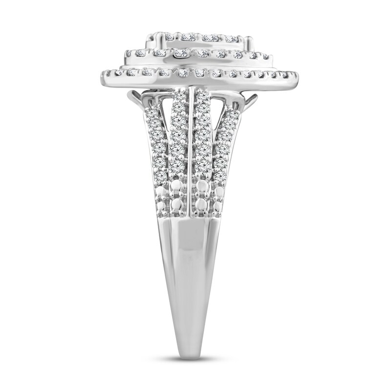 Diamond Engagement Ring 1 ct tw Round-Cut 10K White Gold