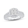 Thumbnail Image 0 of Diamond Engagement Ring 1 ct tw Princess & Round-Cut 14K White Gold