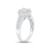 Thumbnail Image 3 of Now + Forever Diamond Engagement Ring 1 ct tw Princess & Round-Cut 14K White Gold