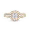 Thumbnail Image 2 of Now + Forever Diamond Engagement Ring 1 ct tw Princess & Round-Cut 14K Yellow Gold