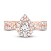Thumbnail Image 3 of Now + Forever Diamond Engagement Ring 1 ct tw Pear & Round-cut 14K Rose Gold