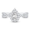 Thumbnail Image 3 of Now + Forever Diamond Engagement Ring 1 ct tw Pear & Round-cut 14K White Gold