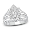 Diamond Engagement Ring 3 ct tw Round-Cut 14K White Gold