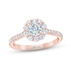 THE LEO First Light Diamond Engagement Ring 1 ct tw 14K Rose Gold