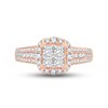 Thumbnail Image 2 of Now + Forever Diamond Engagement Ring 1 ct tw Princess & Round-Cut 14K Rose Gold