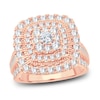 Thumbnail Image 1 of Now + Forever Diamond Engagement Ring 2 ct tw Round & Baguette-Cut 14K Rose Gold
