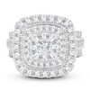 Thumbnail Image 3 of Now + Forever Diamond Engagement Ring 2 ct tw Round & Baguette-Cut 14K White Gold