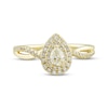 Thumbnail Image 4 of Now + Forever Diamond Engagement Ring 1/2 ct tw Pear & Round-Cut 14K Yellow Gold