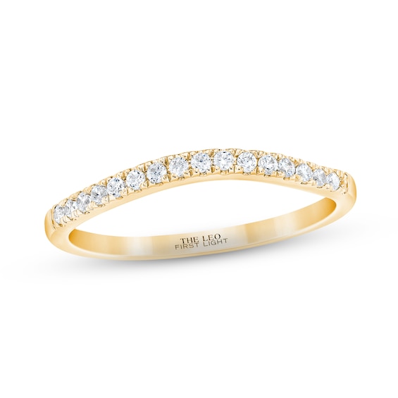 THE LEO First Light Diamond Wedding Band 1/6 ct tw 14K Yellow Gold