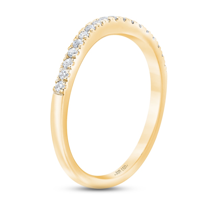 THE LEO First Light Diamond Wedding Band 1/6 ct tw 14K Yellow Gold