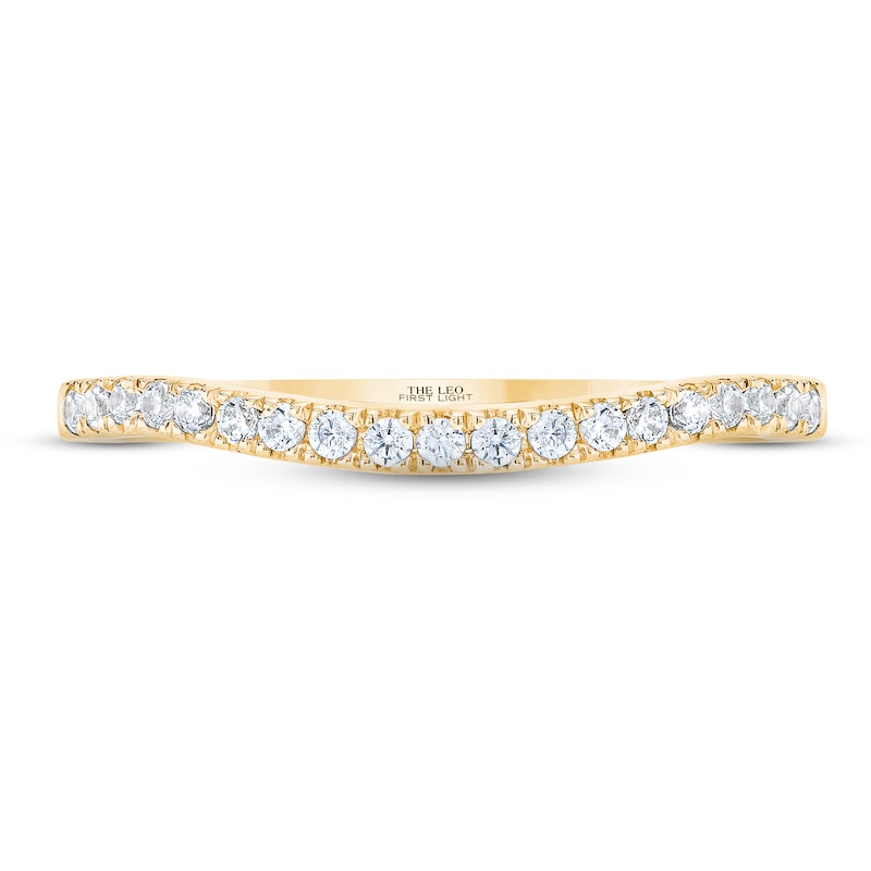 THE LEO First Light Diamond Wedding Band 1/6 ct tw 14K Yellow Gold