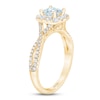 Thumbnail Image 1 of THE LEO First Light Diamond Princess-Cut Engagement Ring 1-1/8 ct tw 14K Yellow Gold