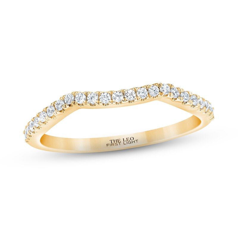 Main Image 1 of THE LEO First Light Diamond Wedding Band 1/5 ct tw 14K Yellow Gold
