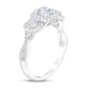 Thumbnail Image 1 of THE LEO First Light Diamond Three-Stone Engagement Ring 1 ct tw 14K White Gold