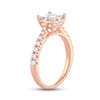 Thumbnail Image 2 of Now + Forever Multi-Diamond Engagement Ring 1-1/4 ct tw Princess & Round-cut 14K Rose Gold