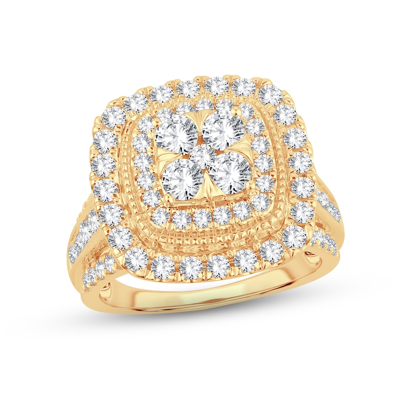 Main Image 1 of Now + Forever Diamond Engagement Ring 2 ct tw Round-Cut 14K Yellow Gold
