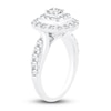 Thumbnail Image 1 of Diamond Engagement Ring 1-1/3 ct tw Princess & Round 14K White Gold