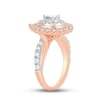 Thumbnail Image 2 of Now + Forever Diamond Engagement Ring 1-1/2 ct tw Pear & Round-cut 14K Rose Gold