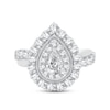 Thumbnail Image 3 of Now + Forever Diamond Engagement Ring 1-1/2 ct tw Pear & Round-cut 14K White Gold