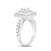 Thumbnail Image 2 of Now + Forever Diamond Engagement Ring 1-1/2 ct tw Emerald & Round-cut 14K White Gold
