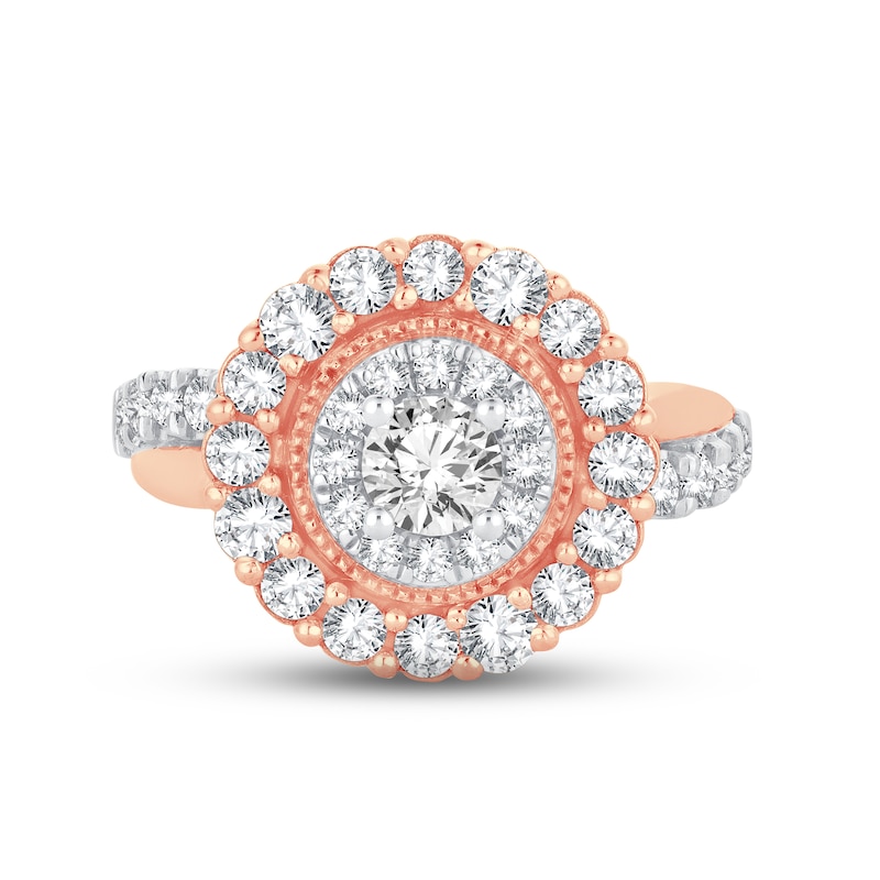 Main Image 3 of Now + Forever Diamond Engagement Ring 1-1/2 ct tw Round-cut 14K Rose Gold