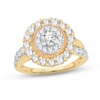 Thumbnail Image 0 of Diamond Engagement Ring 1-1/2 ct tw Round-cut 14K Yellow Gold