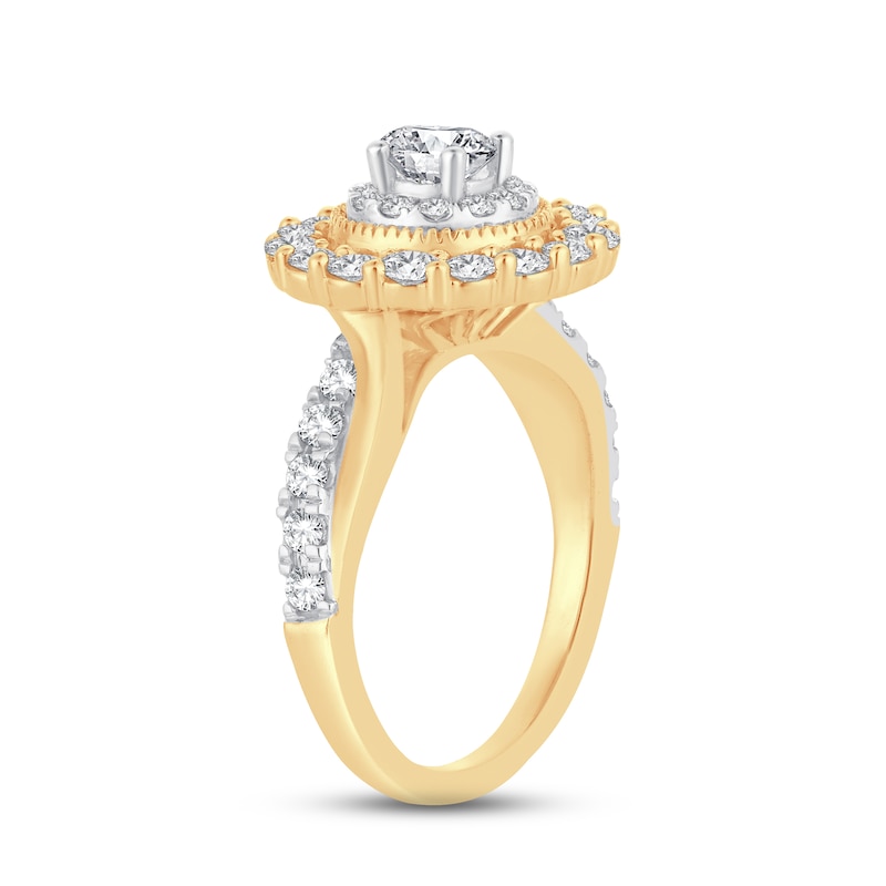 Main Image 2 of Now + Forever Diamond Engagement Ring 1-1/2 ct tw Round-cut 14K Yellow Gold