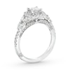 Thumbnail Image 1 of Monique Lhuillier Bliss Diamond Engagement Ring 1-1/6 ct tw Princess, Marquise & Round-cut 18K White Gold