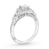 Thumbnail Image 2 of Monique Lhuillier Bliss Diamond Engagement Ring 1-1/6 ct tw Princess, Marquise & Round-cut 18K White Gold